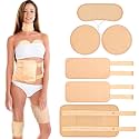 6 Pcs Castor Oil Pack Wrap, Organic Cotton Castor Oil Pack Kit