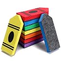 6 Pcs Classroom Magnetic Whiteboard Dry Erase Erasers