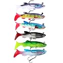 6 Pcs Fishing Hook, Fishing Lures, Soft Bait Lead Fish Catching Tools, Night Fishing Essentials for Freshwater and Saltwater