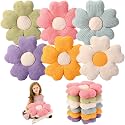 6 Pcs Flower Shaped Pillows, Daisy Floor Throw Pillows, Bright Color