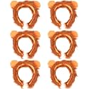 6 PCS Lion Ears Headband, Halloween Theme Party Costume Accessory