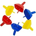6 Pcs Popsicle Holders for Kids, Sonku Reusable Plastic Ice Pop Stick Holder with Straw, No Drip Drop Ice Pop Popsicle Holders for Kids & adults - 3 Colors