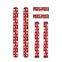 6 PCS Refrigerator Door Handle Covers Washable Anti-Skid Protector for Fridge Dishwasher Oven Keep Off Fingerprints Liquid Oil Stain Food Spot, Christmas Ho Ho Santa Claus