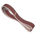 6 Pcs Sanding Belts 2 x 72 Inch 40 Grit Aluminum Oxide