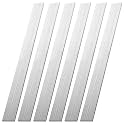 6 Pieces 1/8" (3mm) x 1" (25mm) Square Aluminum Flat Bar 12" Long Length 6061 Aluminum Flat Plate General Purpose Plate, T6511 Solid New Mill Stock