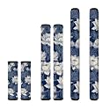 6 PCS Washable Refrigerator Door Handle Covers Anti-Skid Protector for Fridge Oven Dishwasher Keep Off Fingerprints Liquid Oil Stain Food Spot, Lotus Flower