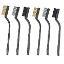 6-Piece Deep Cleaning Brush Wire Brush Set for Removing Weld Slag Rust Grill Cleaning Paint Scrubbing etc