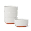 Stoneware Cereal &amp; Soup Bowls, Set of 4, 6-Inch, White