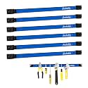 6 Pieces 18" Magnetic Tool Holder Strip, Blue Magnet Bar, Metal Tool Organizer Rack for Garage Organization, Easy To Install in Workshop, Mounting Screws Included