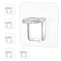 6 Pieces Adhesive Partition Hook No Drill