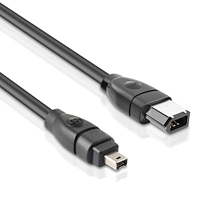 6 pin to 4 pin firewire cable ilink dv cable firewire 400 ieee 1394a cord for computer laptop pc to camera camcorder 6ft6 pin firewire 400 to 4 pin firewire 400