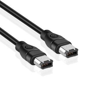 6 pin to 6 pin firewire cable ilink dv cable firewire 400 ieee 1394 cord 6-6 ilink cable for camera camcorder6ft6 pin firewire 400 to 6 pin firewire 400
