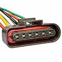 6-pin with 6 wires Automotive Wiring Harness Connector, Multi-Color Wires, Female Connector, Waterproof Electrical Plug (BEH-617)