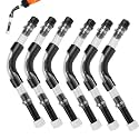 6 Set Gas Can Hose, Racing Fuel Jug Hose with Bender, for 3/5/5.5 Gallon Cans, Racing Vp Fuel Jug, Race Gas Can Spout Replacement