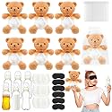 6 Sets Bottle Chug Bear Baby Shower Games Brown Bear