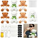 6 Sets Bottle Chug Bear Baby Shower Games White Brown Tan Brown Bear
