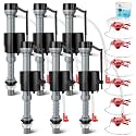 6 Sets Toilet Float Replacement Kit with 2 Inch Flapper Replacement