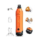 6-Speed Dog Nail Grinder& 3 Grinding Heads with 2 LED Lights