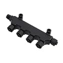 6 Way T Connector 5 Female and 1 Male Combined T Backbone Water Proof Aviation T Plug connectors(T Plastic)