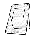 6 x 4 ft 5 Angles Adjustable Pitch Back Baseball Softball Lacrosse Volleyball Rebound Bounce Back Net with Strike Zone