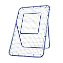 6 x 4 ft 5 Angles Adjustable Pitch Back Baseball Softball Lacrosse Volleyball Rebound Bounce Back Net with Strike Zone