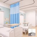 60" W x 84" L /5 x 7FT Hospital Curtains with Grommet Top