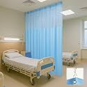 60" W X 96" L /5 X 8FT Hospital Curtains with Grommet Top