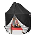 60" Waterproof Mini Trampoline Cover,Slope Design no Standing Water