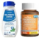 60 Billion Probiotic and Prebiotic for Women and Men Oral Probiotics Lozenges for Mouth Bad Breath & Gum Repair