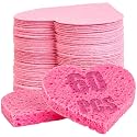 60-Count Compressed Facial Sponges, Makeup Remover Sponge, 100% Natural Cosmetic Spa Sponges for Facial Cleansing, Exfoliating Mask, Face Scrubber