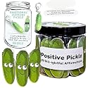 60 Emotional Support Cards with Positive Socks & Keychain, Affirmation Cards Positive Cards (Pickle Cards)
