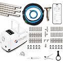 60’ High-Pressure Mist Cooling System Kit with Premium Edition Remote Pump W/App Control Comes with the CO150 Pump (.006-30 nozzles) (White 1/4" Tubing 60 ft)