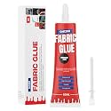 60 ML Fabric Glue Permanent Craft Liquid Stitch Fabric Glue for Patches, Denim, Cotton, Fabric, Lenin & More, Flexible & Machine