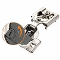 60 Pcs 1/2" Overlay Soft Close Cabinet Hinges Variable Close Speed