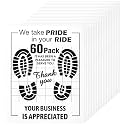 60 Pcs Paper Floor Mats for Cars, 16"x20" Disposable Car Floor Mats