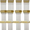 60-Piece Brass Wire Brush Set - Metal Rust Removal, Polishing, Cleaning - 1/8″ (3mm) Shaft - Removes Burrs, Dust, and Oxide Layer - Handles Rough Surfaces - Rotary Tool Accessories