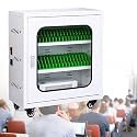 60-Port USB Charging Station Cabinet for Mobile Phones, Rechargeable Phone Storage Locker for Office/Classroom, 20-60 Ports, Secure Charging Solution