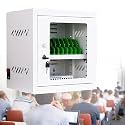 60-Port USB Charging Station for Mobile Phones, Rechargeable Storage Locker, Cell Phone Charging Cabinet for Office/Classroom Use, Fast Charging Solution, Organize Devices