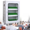 60-Port USB Charging Station for Mobile Phones, Rechargeable Storage Locker for Office &amp; Classroom, 20-Ports Cabinet, Fast Charging Solution for Cell Phones