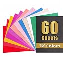 60 Sheets Assorted Glitter Cardstock 8.5 x 11 Inch,92lb Heavyweight,No Shed