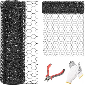 60 x 100 Black Chicken Wire Mesh