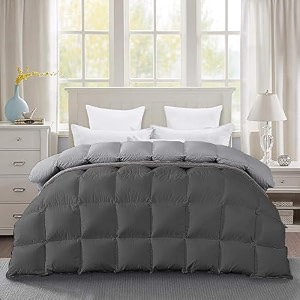600 gsm heavy winter comforter double bed size 9034x10034 - 600 gsm microfiber super soft fluffy for winter comforterrajaiduvetblanket double bed - dark greysilver grey color