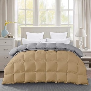 600 gsm heavy winter comforter king size 9034x10634 - 600 gsm microfiber super soft fluffy for winter comforterrajaiduvetblanket king size - beigesilver grey color