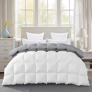 600 gsm heavy winter comforter king size 9034x10634 - 600 gsm microfiber super soft fluffy for winter comforterrajaiduvetblanket king size - whitesilver grey color