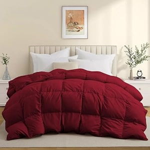 600 gsm heavy winter comforter single size 6034x9034 - 600 gsm microfiber super soft fluffy for winter comforterrajaiduvetblanket single size - burgundy color