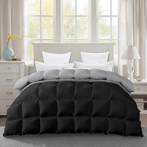 600 gsm heavy winter comforter single size 6034x9034 - 600 gsm microfiber super soft fluffy for winter comforterrajaiduvetblanket single size - blacksilver grey color