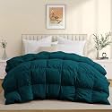 600 GSM Heavy Winter Comforter Single Size (60"X90") - 600 GSM Microfiber Super Soft Fluffy for Winter Comforter/Rajai/Duvet/Blanket Single Size - Teal Color