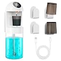 600 mL Automatic Mouthwash Dispenser for Bathroom, Intelligent Magnetic Induction Accurately Dispenses Liquid, Which is Hygienic & Convenient, Protect Dental Health for The Whole Family (White)