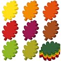 600 Pcs Oak Leaf Paper Bulletin Board Cutouts, 1.97'' x 1.18''