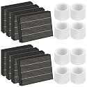 6000S Humidifier Filter Replacement for LEVOIT, 8 Gray Wick + 8 Sponge